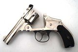 SMITH & WESSON SAFETY HAMMERLESS / NICKEL FINISH / ANTIQUE / COLLECTOR CONDITION - 6 of 7