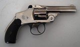 SMITH & WESSON SAFETY HAMMERLESS / NICKEL FINISH / ANTIQUE / COLLECTOR CONDITION - 3 of 7