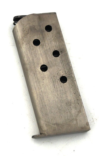 WEBLEY & SCOTT MODEL 1912 SEMI AUTO PISTOL / NICKEL - Image 5 of 6