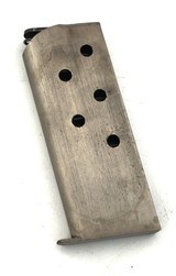 WEBLEY & SCOTT MODEL 1912 SEMI AUTO PISTOL / NICKEL - Image 5 of 6