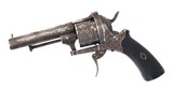 FRENCH PIN FIRE REVOLVER MFG.BY LOUIS FRANQOIS DEVISME - Image 1 of 9