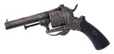 FRENCH PIN FIRE REVOLVER MFG.BY LOUIS FRANQOIS DEVISME - Image 8 of 9