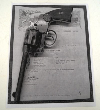 COLT NEW NAVY COMMERCIAL WITH ARCHIVE PAPER - Image 9 of 10