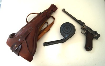 1917 DWM ARTILLER GERMAN LUGER RIG