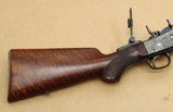 Remington No 1 Rolling Block A.O. Bremer Schuetzen Conversion .22 WFR - Excellent - 2 of 15