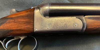 Boswell Double Barrel SYS Rifle, .450#2 NE, Extractors, Bore Excellent, Condition Excellent. C&R Accepted.