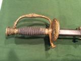 AMES Civil War Officers Dress Sword M1860 - 1 of 14