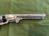 Colt Navy Engraved mfg 1863 Texas Theme - 6 of 17