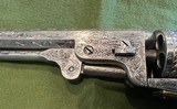 Colt Navy Engraved mfg 1863 Texas Theme - 10 of 17