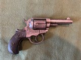 Colt Lightning 1877. 38 cal Mfg 1886 with holstera - 3 of 10
