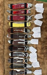 Large Collection Folding Knifes Case, Remington UMC - 2 of 9
