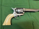 Colt SAA 7 1/2 Factory Nickel1882 45Colt & Letter - Image 10 of 11