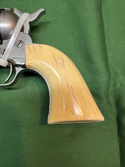 Colt SAA 7 1/2 Factory Nickel1882 45Colt & Letter - Image 8 of 11