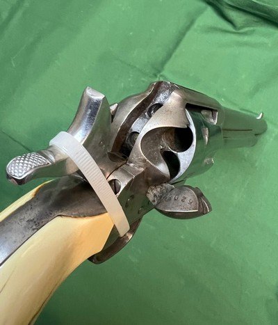 Colt SAA 7 1/2 Factory Nickel1882 45Colt & Letter - Image 7 of 11