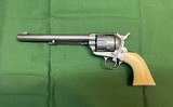 Colt SAA 7 1/2 Factory Nickel1882 45Colt & Letter - Image 1 of 11