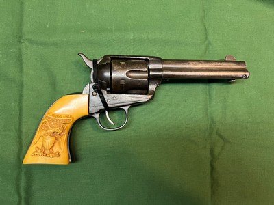 Colt SAA 4 3/4” 44/40 Ivory Grips Matching Numbers - Image 2 of 10