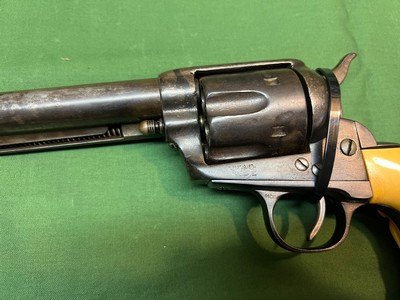 Colt SAA 4 3/4” 44/40 Ivory Grips Matching Numbers - Image 3 of 10