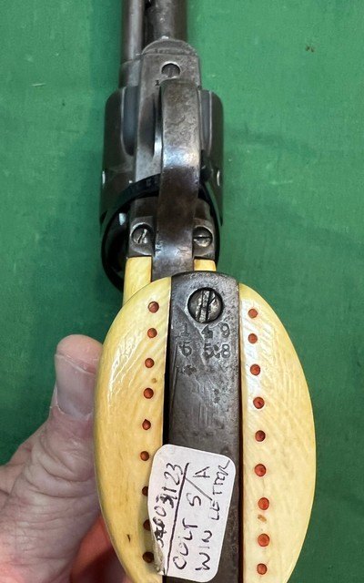 Colt SAA Frontier Six Shooter 44/40 4 3/4” Ivory Grips - Image 6 of 9