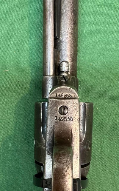 Colt SAA Frontier Six Shooter 44/40 4 3/4” Ivory Grips - Image 5 of 9