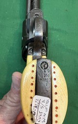 Colt SAA Frontier Six Shooter 44/40 4 3/4” Ivory Grips - Image 6 of 9