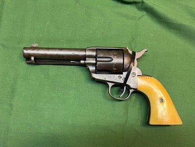 Colt SAA Frontier Six Shooter 44/40 4 3/4” Ivory Grips - Image 1 of 9