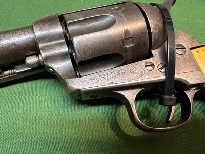 Colt SAA Frontier Six Shooter 44/40 4 3/4” Ivory Grips - Image 3 of 9