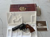 COLT PYTHON 357 MAGNUM
REVOLVER 4INCH BRL 1979MFG ANIB - 2 of 10