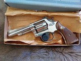 Smith&Wesson model 15-4 4" Nickel in original box&paperwork - 2 of 14