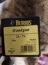 Burris 2x7x32 handgun scope - 1 of 8