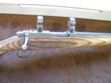 RUGER MODEL 77 22 HORNET STAINLESS LAMINATED AS NEW IN BOX - 5 of 7