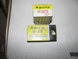 Aguila38 auto ammo2 boxes of 50 (100 rds)130 grain non corr-primers - 2 of 2