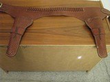 George Lawrence Fancy Double Holster Rig for Colt 71/2 inch Bisley - 2 of 5