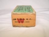 antique Winchester 38 Long Rimfire Ammo Box - 50 Rounds - 5 of 8