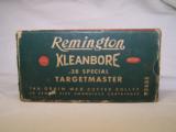 vintage Remington .38 Special Targetmaster Ammo Box - 50 Rounds - 1 of 8