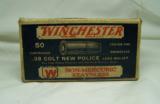 collectible Winchester 38 New Police Ammo Box - 50 Rounds
- 1 of 6