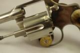 Colt OFFICERS MODEL Target Revolver ~ 4" ~ NICKEL FINISH - 9 of 15