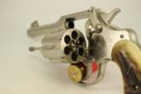 Colt OFFICERS MODEL Target Revolver ~ 4" ~ NICKEL FINISH - 8 of 15