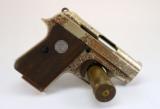 Colt Automatic 1908 Pistol ~ .25acp ~ ENGRAVED BY JOHN ADAMS, Jr. - 2 of 12