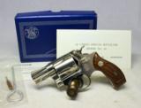 Smith & Wesson Model 36 NICKEL Chiefs Special in Orig. Box - 1 of 15