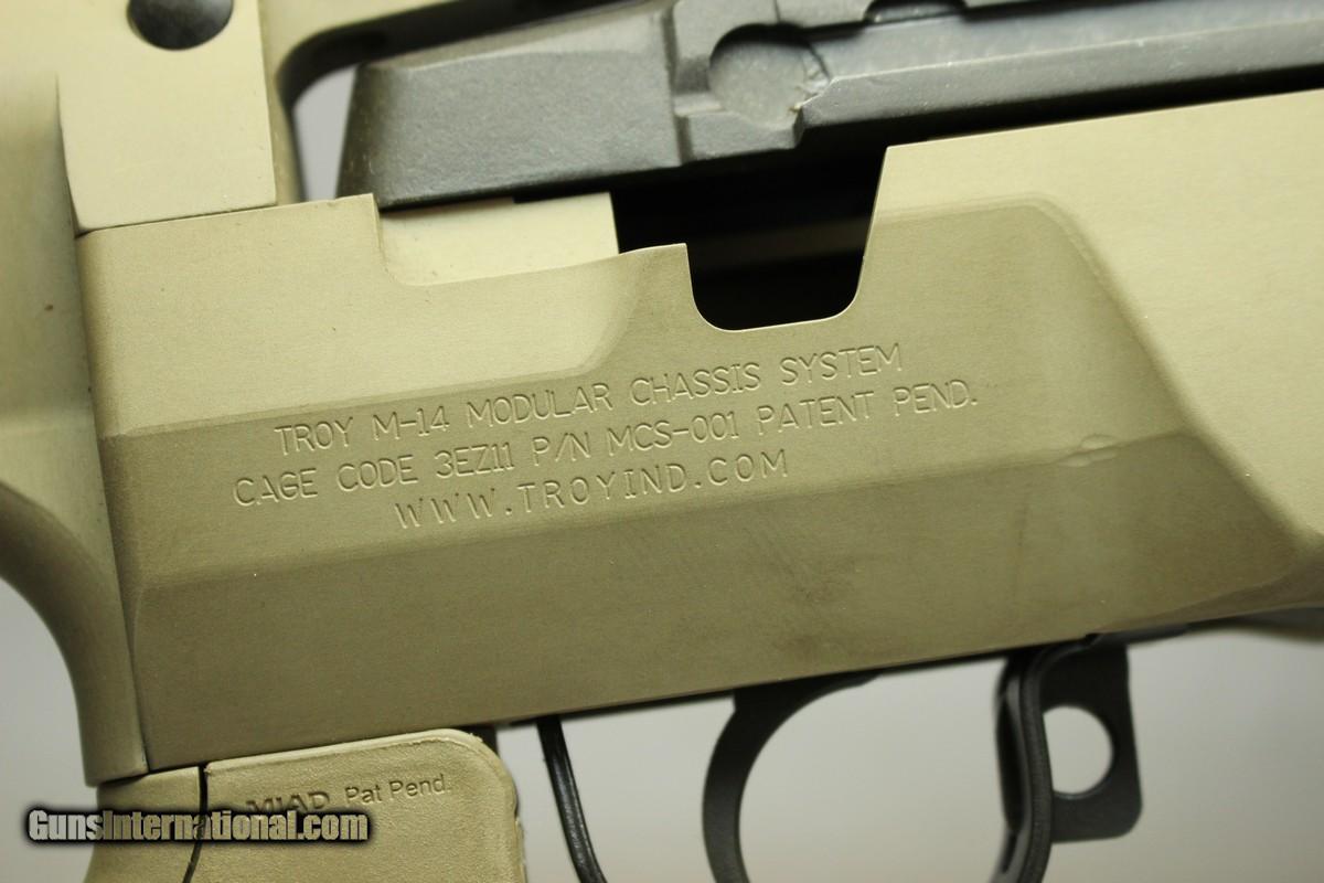 Custom Built Trw M14 Ebr Semi Automatic Rifle Troy Industries 308