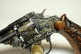 Iver Johnson Safety Hammer Revolver FACTORY ENGRAVED Exhbition Gun- 3 of 15