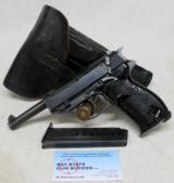 Walther P-38 Pistol w/ Extra Mag, Holster NAZI MARKED - 1 of 15