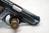 Walther PPK semi-automatic pistol 7.65mm Crown/N Commercial 6-Digit SN (No Prefix) - 7 of 15