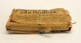 ORIGINAL, UNOPENED PACKAGE OF JOHNSTON & DOWE PISTOL CARTRIDGES FOR COLT REVOLVERS Ammo - 3 of 7