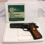 1981 COLT 1911 SERIES 70 MKIV Government Model Pistol .45ACP Box & Manual - 14 of 15