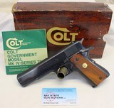 1981 COLT 1911 SERIES 70 MKIV Government Model Pistol .45ACP Box & Manual - 1 of 15