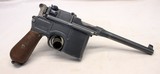 WWII era MAUSER C96 Broomhandle Pistol 7.65x35mm MATCHING #s - 2 of 15