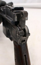 WWII era MAUSER C96 Broomhandle Pistol 7.65x35mm MATCHING #s - 11 of 15