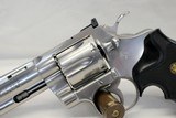 1987 Colt PYTHON Revolver .357 Magnum 4" Barrel Stainless Steel - 2 of 15
