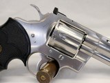 1987 Colt PYTHON Revolver .357 Magnum 4" Barrel Stainless Steel - 6 of 15